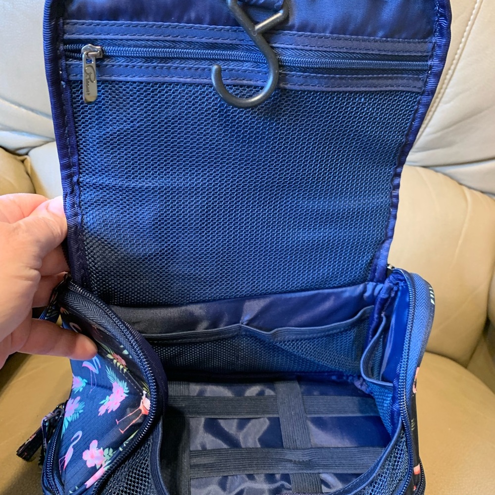 Flamingo make-up travel bag